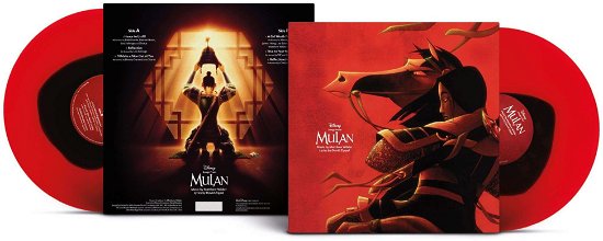 Cover for Disney · Songs from Mulan (Soundtrack) (LP) [Limited Ruby Red and Obsidian Vinyl edition] (2023)
