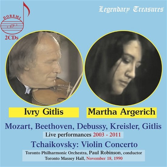 Cover for Beethoven / Argerich / Gitlis · Argerich &amp; Gitlis Live (CD) (2023)