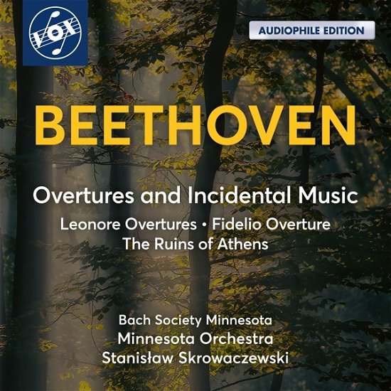 Beethoven: Overtures & Incidental Music - Minnesota Orchestra / Bach Society Of Minnesota / Stanislaw Skrowaczewski - Musik - VOX - 0747313301782 - 24 mars 2023