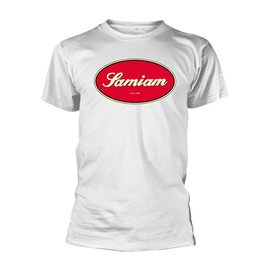 Cover for Samiam · Oval Logo - White (Organic Ts) (T-shirt) [size XXL] [White edition] (2020)