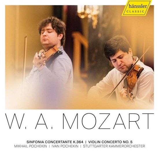 Cover for Stuttgarter Kammerorchester · Wolfgang Amadeus Mozart: Sinfonia Concertante / Violin Concerto No.5 (CD) (2021)