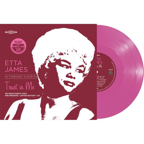 Cover for Etta James · Trust In Me (LP/CD) [RSD 2025 Purple Vinyl edition] (2025)