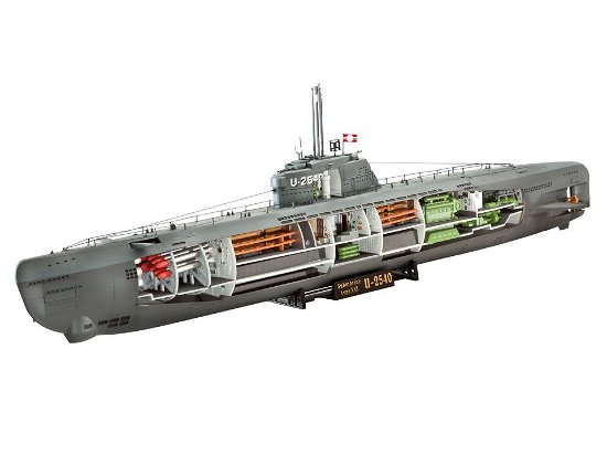 U-boot Typ Xxi U 2540 &interieur (05078) - Revell - Mercancía - Revell - 4009803050782 - 
