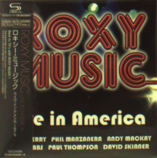 Live In America - Roxy Music - Muziek - VIVID SOUND - 4540399261782 - 23 september 2015