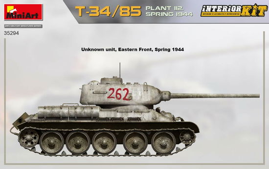 Cover for MiniArt · 1/35 T-34/85 Plant 112. Spring 1944 Interior Kit (3/21) * (Legetøj)
