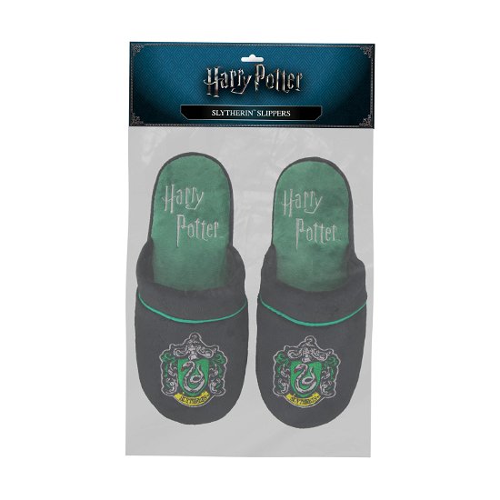 Slippers - Slytherin ( Size S/M ) - Harry Potter - Mercancía - CINEREPLICAS - Fame Bros. - Limited - 4895205600782 - 15 de noviembre de 2018