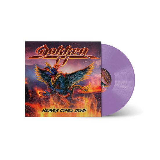 Cover for Dokken · Heaven Comes Down (LP) [Limited Lilac Vinyl Indie edition] (2023)