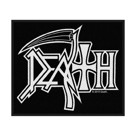 Death Standard Woven Patch: Logo - Death - Fanituote - PHD - 5055339713782 - maanantai 19. elokuuta 2019