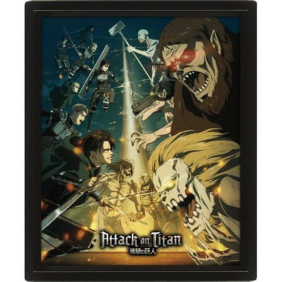 ATTACK ON TITAN - Season 4 - 3D Lenticular Poster - Attack On Titan - Merchandise -  - 5056480359782 - 