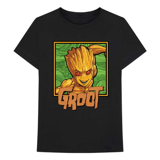 Marvel Comics Unisex T-Shirt: I am Groot - Groot Square - Marvel Comics - Koopwaar -  - 5056561018782 - 