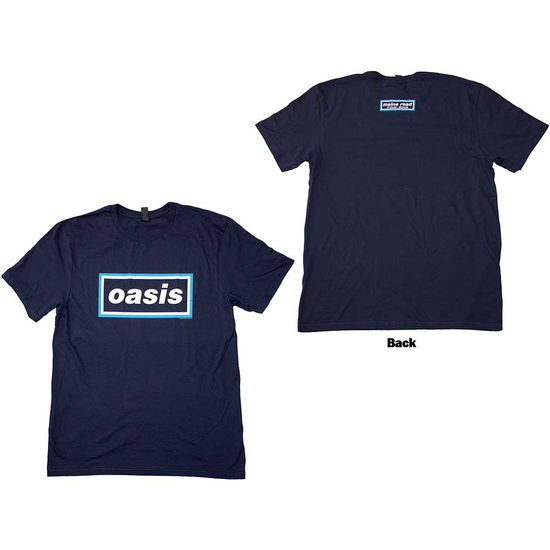 Oasis Unisex T-Shirt: Maine Road Event Logo (Back Print) - Oasis - Merchandise -  - 5056737271782 - 