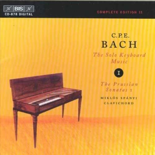 Cover for Bach,c.p.e. / Spanyi · Solo Keyboard Music 1 (CD) (2000)