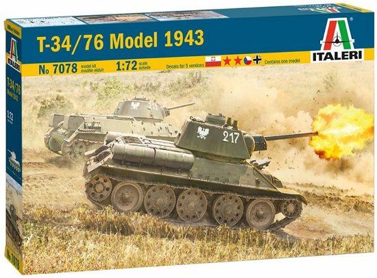 Cover for Italeri · 1:72 T34/76 Mod. 43 (Spielzeug)