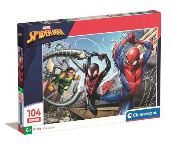 Puslespil Spider-Man, 104 brikker - Spider-Man - Lautapelit - Clementoni - 8005125257782 - perjantai 15. joulukuuta 2023