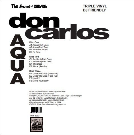 Cover for Don Carlos · Aqua (LP) (2022)