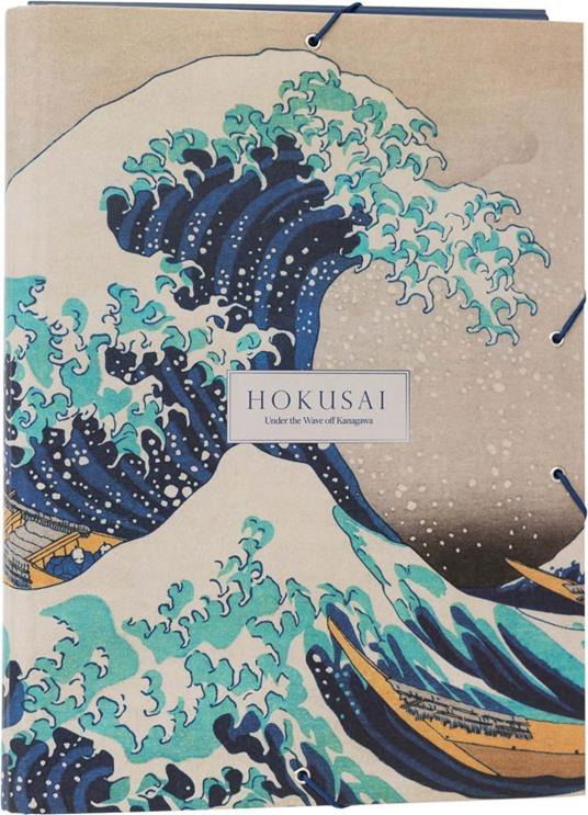 HOKUSAI - The Great Wave - A4 Premium Binder with - Hokusai - Merchandise -  - 8435497276782 - 