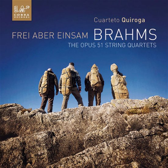 Cover for Brahms / Cuarteto Quiroga · String Quartets Op. 51 Nos.1 &amp; 2 (CD) [Digipak] (2015)