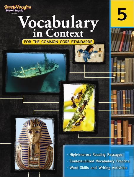 Cover for Steck-vaughn Company · Vocabulary in Contect for the Common Core Standards, Grade 5 (Paperback Book) (2011)