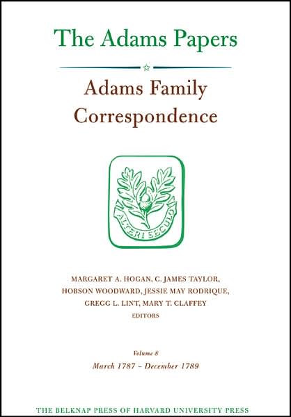 Cover for Adams Family · Adams Family Correspondence - Adams Papers (Hardcover Book) (2007)