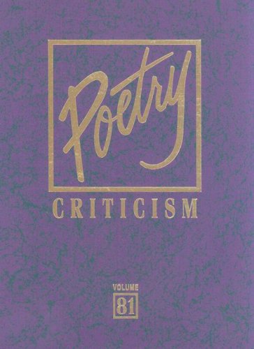 Cover for Michelle Lee · Poetry Criticism (Hardcover Book) (2008)