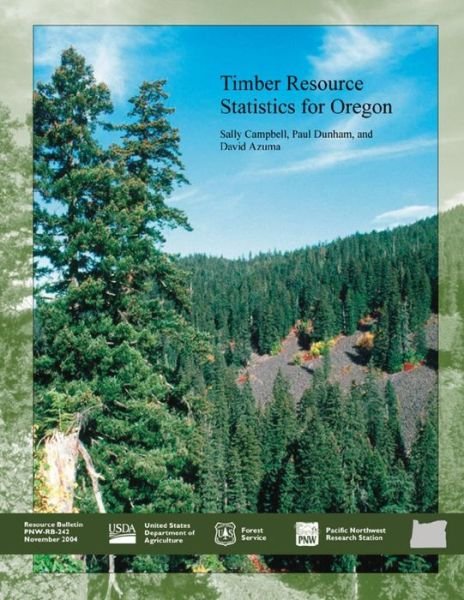 Cover for United States Department of Agriculture · Timber Resource Statistics for Oregon (Paperback Book) (2015)