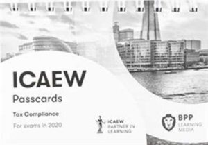 Cover for BPP Learning Media · ICAEW Tax Compliance: Passcards (Spiral Book) (2019)