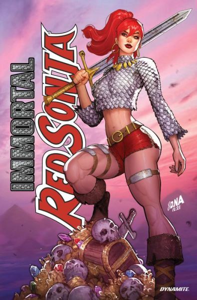 Cover for Dan Abnett · Immortal Red Sonja Vol. 1 (Paperback Bog) (2023)