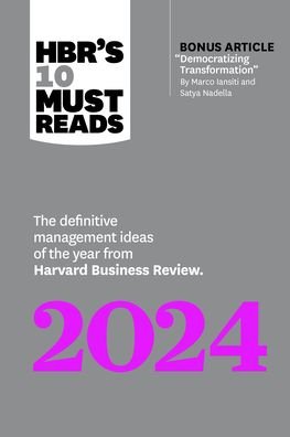 Cover for Harvard Business Review · HBR's 10 Must Reads 2024: The Definitive Management Ideas of the Year from Harvard Business Review - HBR’s 10 Must Reads (Paperback Bog) (2023)