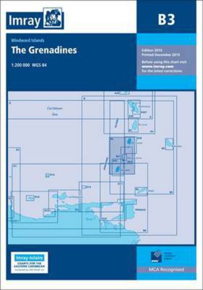 Cover for Imray · Imray Chart B3: The Grenadines- St Vincent to Grenada - Iolaire (Paperback Book) (2016)