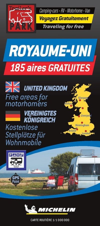 United Kingdom - Motorhome Stopovers: Trailers Park Maps - Michelin - Kirjat - Michelin Editions des Voyages - 9782919004782 - maanantai 15. kesäkuuta 2020