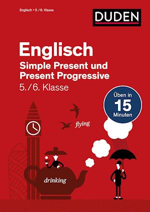 Cover for Birgit Hock · Englisch in 15 Min - Simple Present und Present Progressive 5./6. Klasse (Paperback Book) (2021)