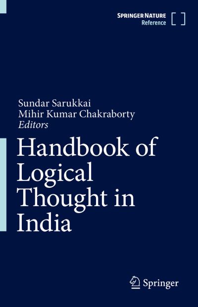 Cover for Sundar Sarukkai · Handbook of Logical Thought in India (Book) (2022)