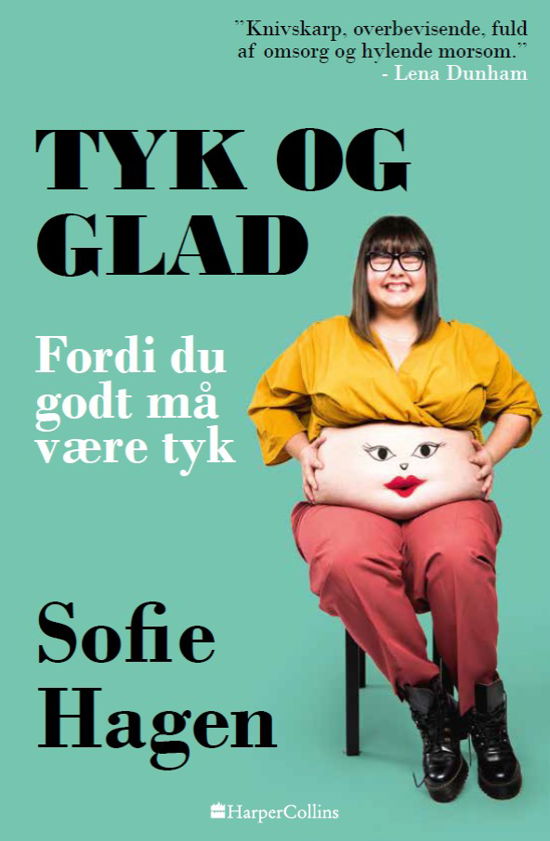 Cover for Sofie Hagen · Happy fat (Inbunden Bok) [1:a utgåva] (2020)