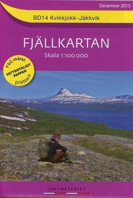 Cover for Lantmäteriet · Fjällkartan BD: Kvikkjokk - Jäkkvik (Gebundenes Buch) (2012)