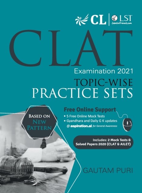 Clat 2021 Topic-Wise Practice Sets - Gkp - Bøker - G. K. Publications - 9789390187782 - 29. november 2020