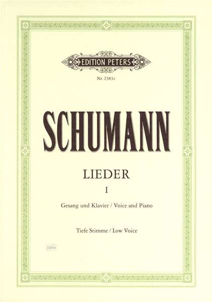 Complete Songs, Vol. 1 (Low Voice) - R. Schumann - Bøger - Edition Peters - 9790014010782 - 12. april 2001