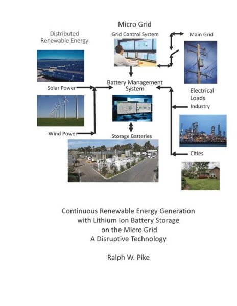 Cover for Ralph W Pike · Continuous Renewable Energy Generation with Lithium Ion Battery Storage on the Micro Grid (Paperback Book) (2020)