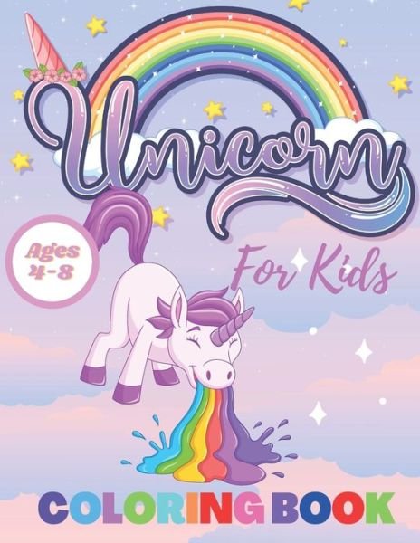 Cover for Sick Keinbow · Unicorn Coloring Book For Kids Ages 4-8 (Paperback Bog) (2020)