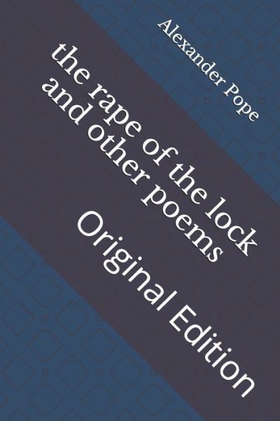 Cover for Alexander Pope · The rape of the lock and other poems (Paperback Book) (2021)