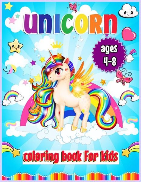Cover for Lisa Sims · Unicorn Coloring Book (Paperback Book) (2021)