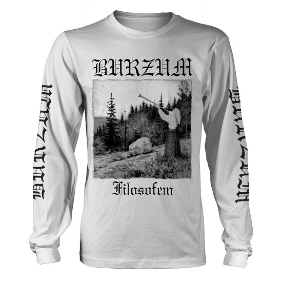 Cover for Burzum · Filosofem 2018 (White) (Shirt) [size L] (2019)