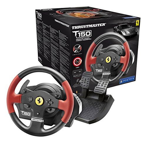 Cover for Thrustmaster · Thrustmaster T150 Ferrari Force Feedback Wheel &amp; Pedals (PS4)