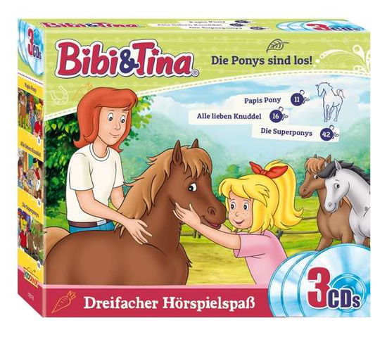 Die Ponys Sind Los:papis Pony / Alle Lieben Knuddel/ - Bibi & Tina - Musik - Kiddinx - 4001504125783 - 12. januar 2018