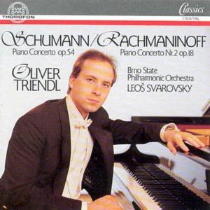 Cover for Schumann / Triendl / Brno St Phil Orch · Piano Ctos (CD) (1992)