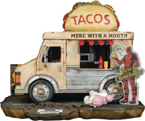 Marvel Comics Mc-036 Deadpools Taco Truck Statue ( - Beast Kingdom - Merchandise -  - 4711061147783 - 28. februar 2024