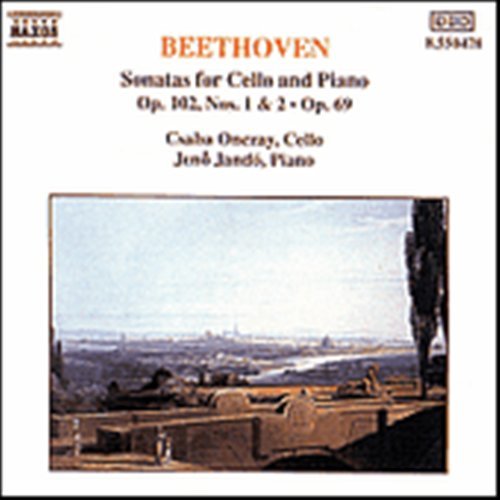 Cover for Onczay,csaba / Jando,jenö · Beethoven Cellosonate 1 und 2, Op. 69 Jand (CD) (1991)