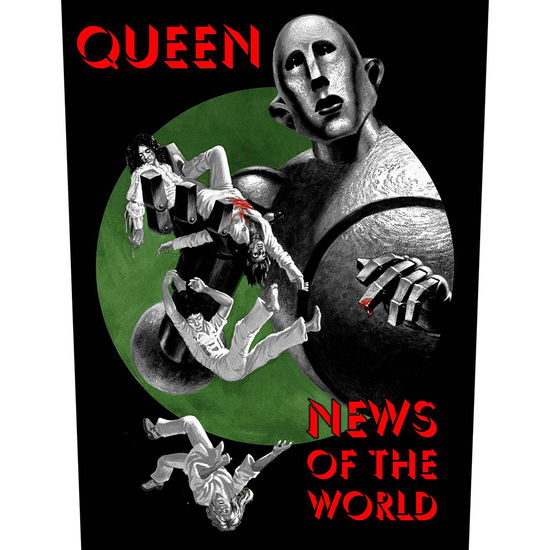 Queen Back Patch: News of the World - Queen - Gadżety - PHD - 5055339787783 - 19 sierpnia 2019