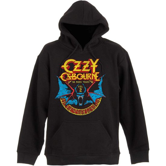Ozzy Osbourne Unisex Pullover Hoodie: Bat Circle - Ozzy Osbourne - Merchandise - ROCKOFF - 5056170664783 - 