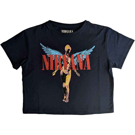 Cover for Nirvana · Nirvana Ladies Crop Top: Angelic (CLOTHES) [size L]