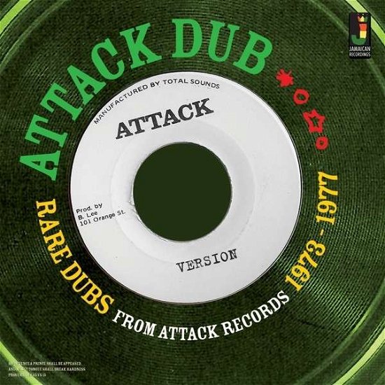 Cover for Attack Dub: Rare Dubs from Attack Records 73 / Va (CD) (2015)